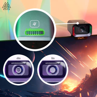 EGA TYPE GW1 Pro Webcam กล้องเว็บแคม 2K Quad HD โฟกัสอัตโนมัติ พร้อมไมโครโฟนตัดเสียงรบกวน ของแท้รับประกันสินค้า 2 ปี