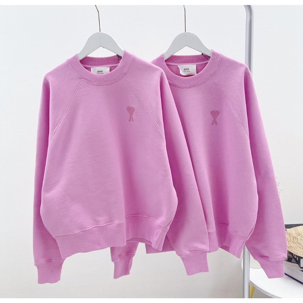 Ami Paris de sweatshirt (Pink)