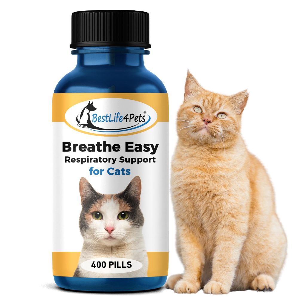 [450 เม็ด] Breathe Easy CAT อาหารเสริมสำหรับแมว (EXP.12/2027)