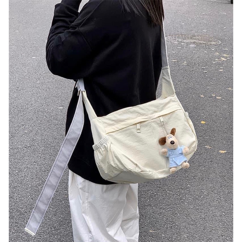 Coopershop | Puppy Bag #พร้อมส่ง กระเป๋าสะพายผ้าไนลอน🧁🐶