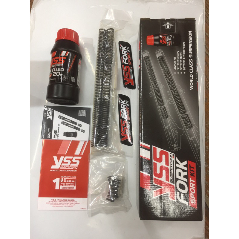 สปริง แกนโช้คหน้าแต่ง(YSS) โหลด1นิ้ว รุ่น PCX-150 (18-20)PCX-160(8859253910633)