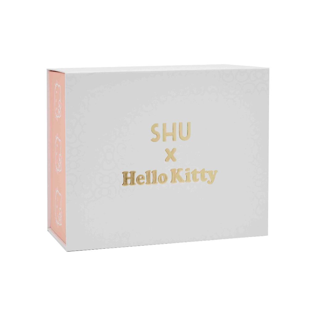 [ของสมนาคุณ งดจำหน่าย] กล่องแม่เหล็ก SHU l HELLO KITTY 2023 สีขาวชมพู ขนาด 25*31*12 CM. SIZE L 015