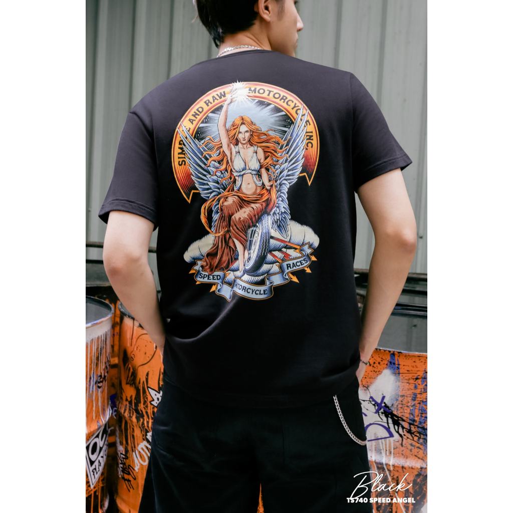 Simple&Raw - เสื้อยืด TS740 Speed Angel