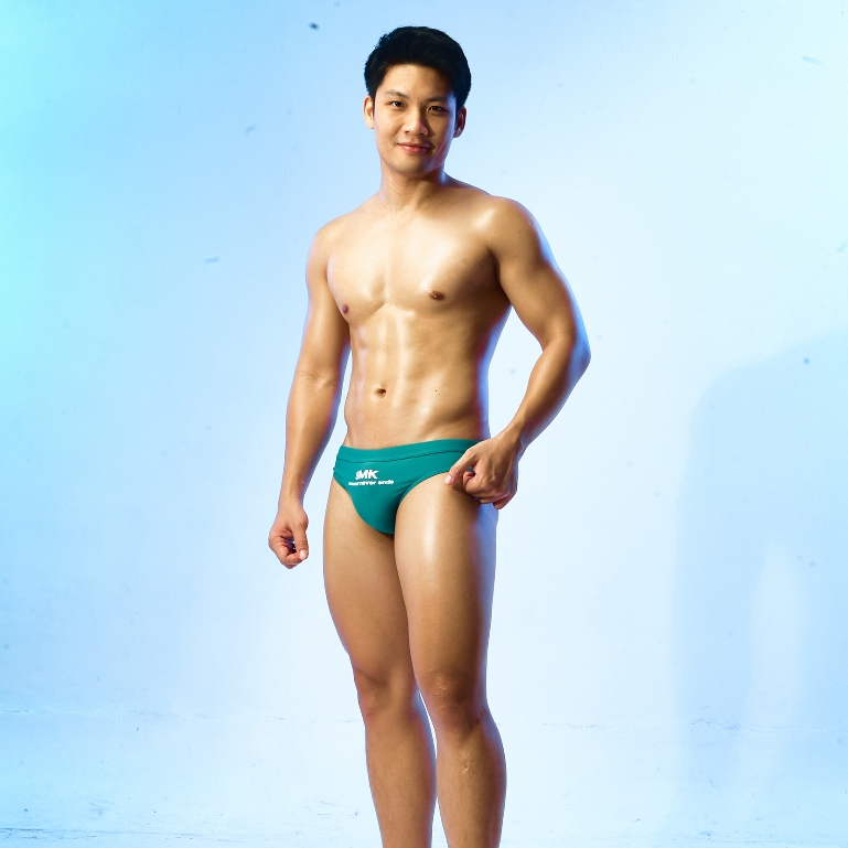 กางเกงว่ายน้ำ summer.market - SMK never end "สี Monaco" / Men's Swimwear กางเกงว่ายน้ำผู้ชาย