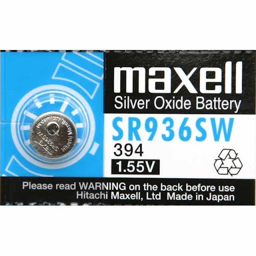 Maxell  SR936SW ถ่านกระดุม 1.55V ของใหม่ ของแท้1ก้อนพ
