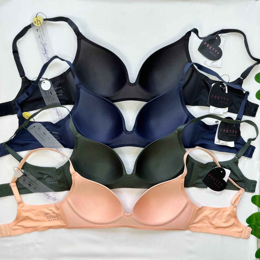 รหัส MXX-SBU02 *งานเซลล์ราคาพิเศษ* Sabina เสื้อชั้นใน Seamless​ Fit​ รุ่น Pretty​ Republic (มีโครงซิลิโคน​อ่อน) SBXU