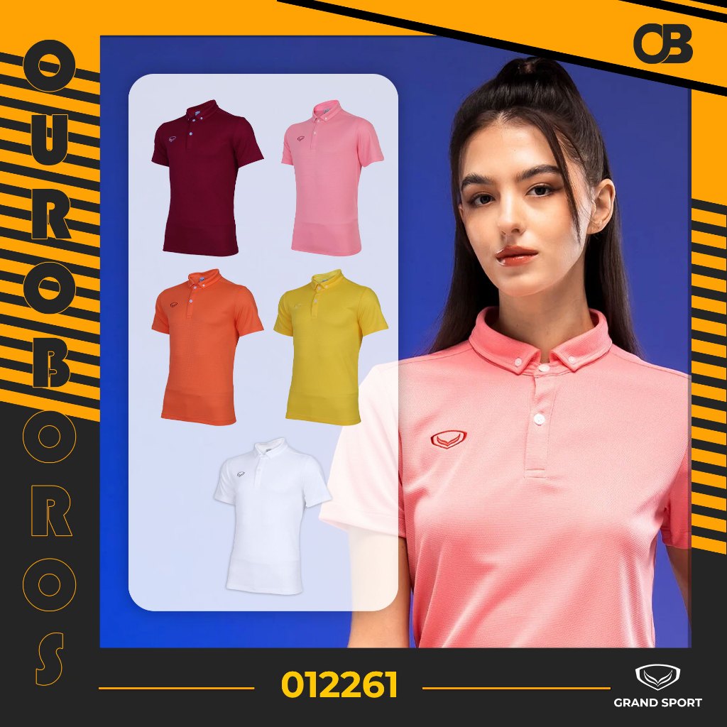 Grand Sportแกรนด์สปอร์ตเสื้อโปโลสีล้วน รหัส 012261