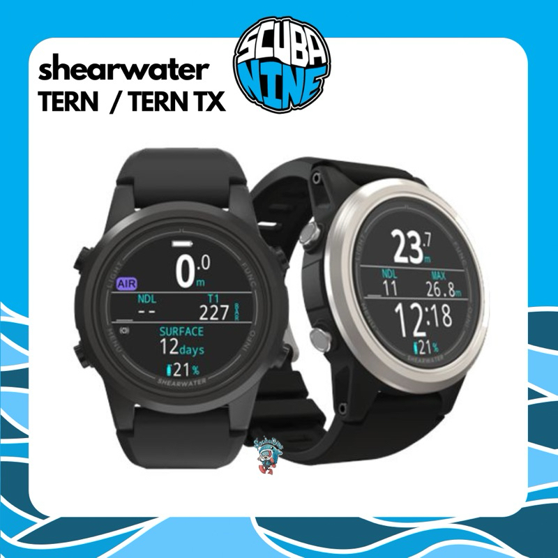 ไดฟ์คอมพิวเตอร์ Shearwater รุ่น Tern และ Tern Tx นาฬิกาดำน้ำ