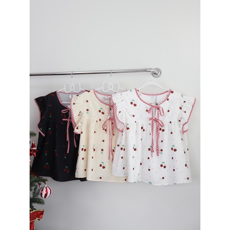 khun studio เสื้อแขนระบาย 🍈