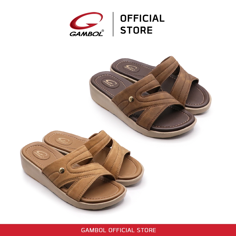 GAMBOL แกมโบล รองเท้าแตะสวมหญฺิง รุ่น GW42198 Size 36-39