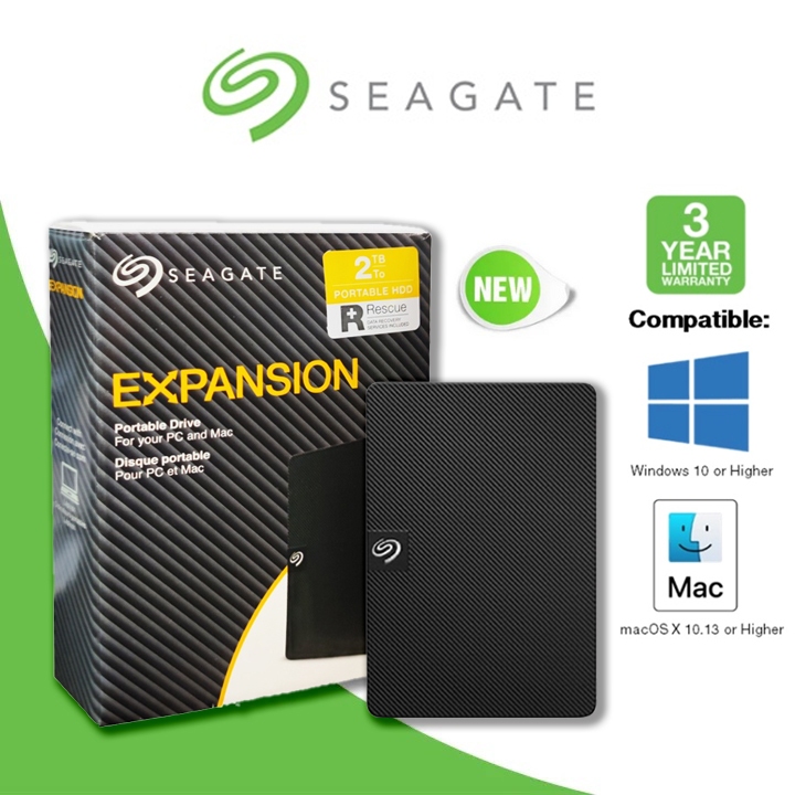 (รุ่นใหม่) Seagate external harddisk 1tb/2tb ฮาร์ดดิส usb3.0 2.5" hdd ฮาร์ดดิสพกพา รับประกัน 3 ปี