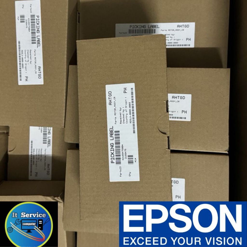 ลูกยางดึงกระดาษ (พร้อมแกน) มีสปริงให้พร้อม ของแท้ ลูกยาง (บน+ล่าง+แกน) EPSON L3106 / L3110/L3150/L3210/L3250