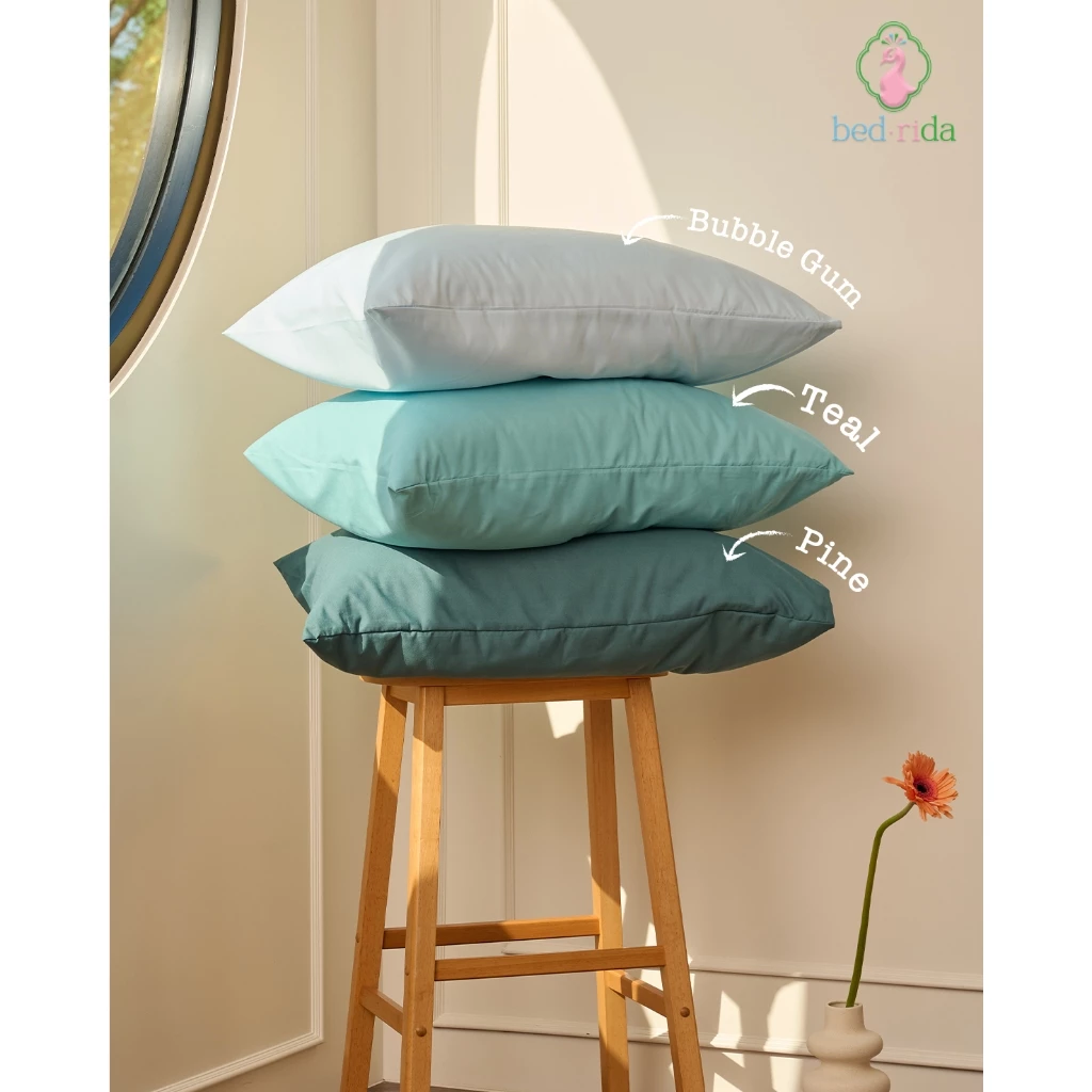 BEDRIDA ปลอกหมอนหนุน 20 x 30 นิ้ว สีพาสเทลสุดน่ารัก thumbnail 3