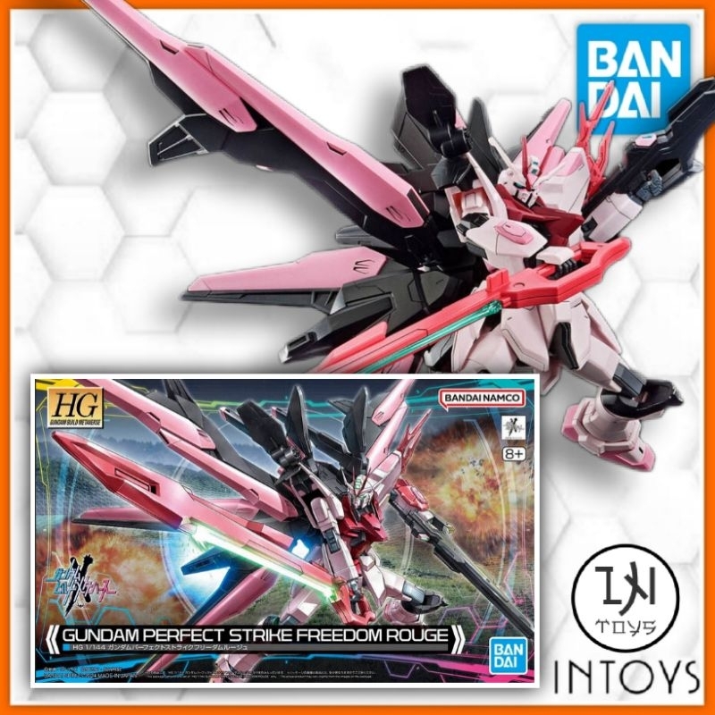 BANDAI - (HG) 1/144 GUNDAM PERFEC STRIKE FREEDOM ROUGE ( Ganpla / Gundam Plastic Kits)