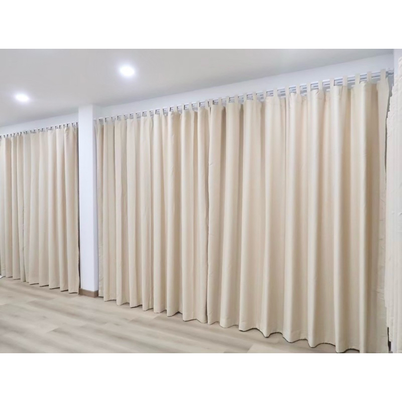 (สั่งตัด) ผ้าม่านคอกระเช้ามินิมอล สั่งตัดตามขนาดสูงสุด2.65เมตร กันแสงUV100% ผ้าม่านประตู กันแอร์ ราคา ถูกที่สุด ดีลบีเคเค แกลเลอรีภาพที่ 5