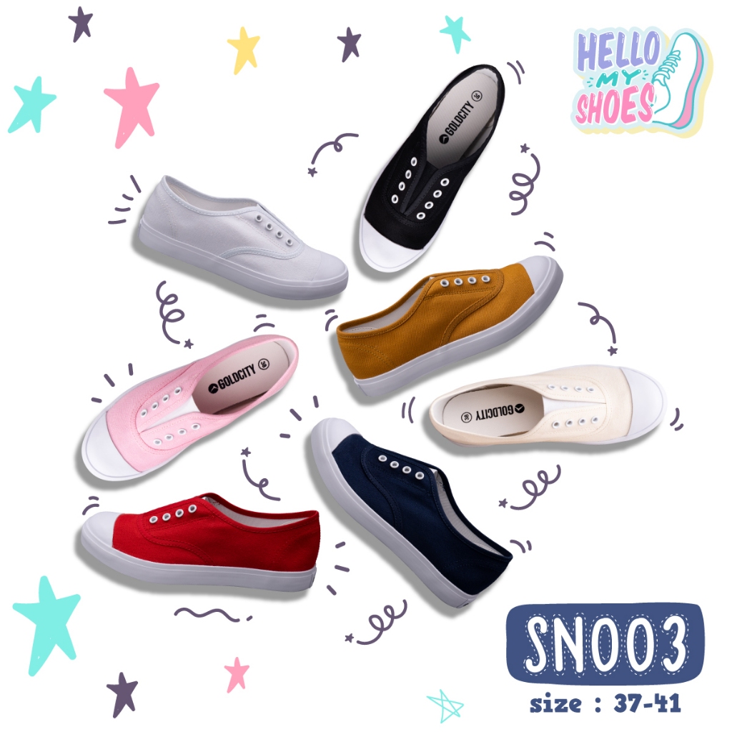 รองเท้าสลิปออน พื้นยางพารากันลื่น รุ่น SN003 สินค้าตรงปก จัดส่งไว แท้100%