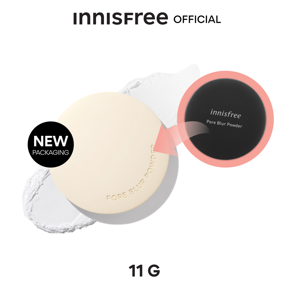 [แป้งเบลอรูขุมขน] Innisfree Pore Blur Powder 11g อินนิสฟรี แป้งฝุ่นคุมมัน เนื้อละเอียด เบลอรูขุมขน อ่อนโยนต่อผิวแพ้ง่าย