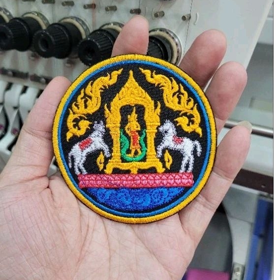 อาร์ม กรมปศุสัตว์ แบบเย็บ รีด และ ตีนตุ๊กแก