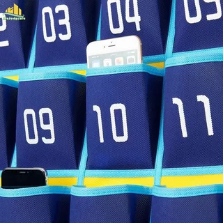 กระเป๋าเก็บของแบบแขวนผนัง 42/36/12 กระเป๋าใส่โทรศัพท์มือถือ ที่เก็บของ
