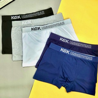 กางเกงในKGK Underwear 1ตัว กางเกงในชายขาสั้น ทรงบ็อกเซอร์ ผ้…