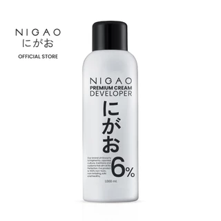 [ไฮโดรเจนขวดใหญ่] NIGAO Developer Premium Cream | นิกาโอะ ดีเวลลอปเปอร์ พรีเมี่ยม ครีม อ่อนโยน ไม่ระคายเคือง 1000 mL