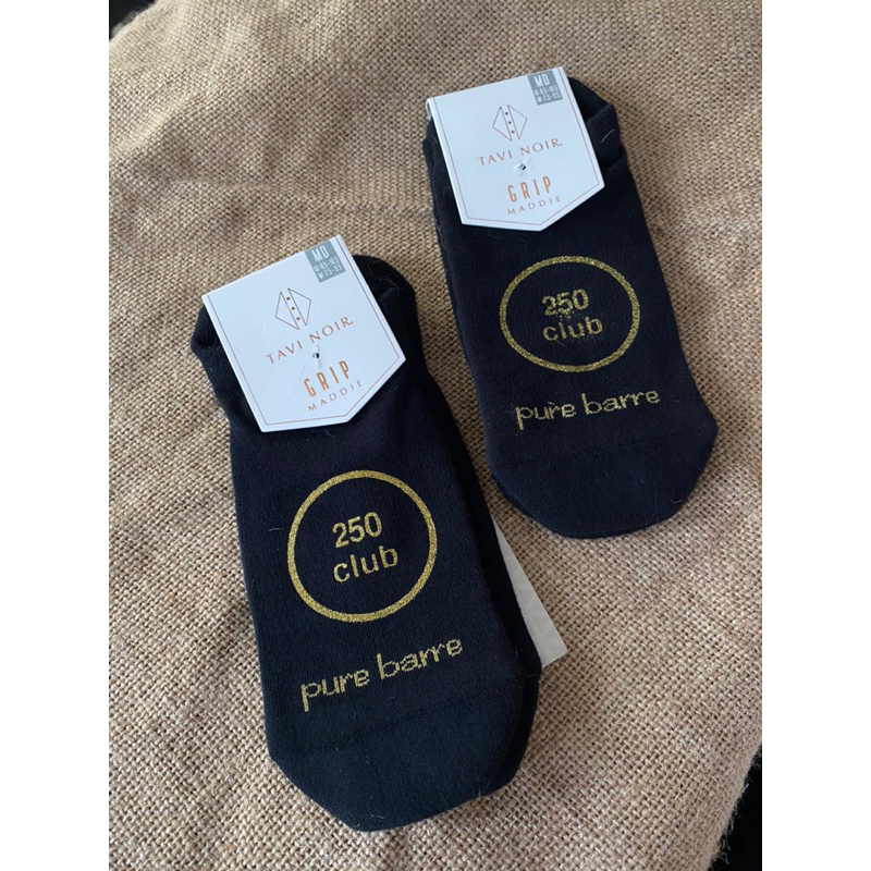 M39-42.5 tavi noir grip sock yoga sock