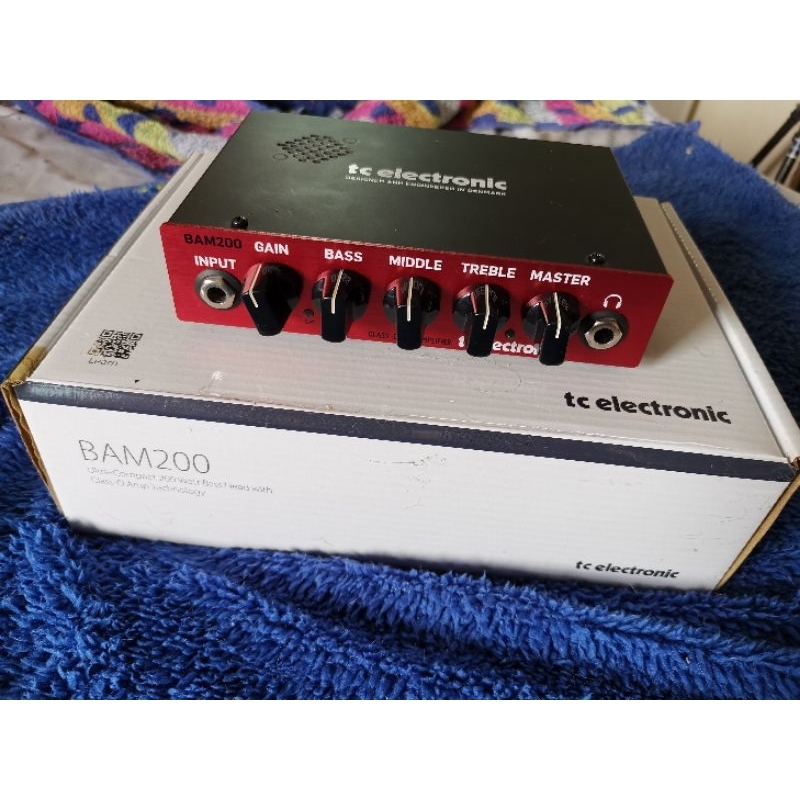 TC Electronic BAM200 หัวแอมป์เบส 200 วัตต์ Class D พร้อม DI Output