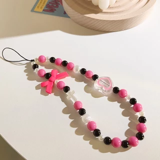 เชือกคล้องเคสโทรศัพท์แบบสร้างสรรค์ มีหลายสไตล์ให้เลือก สไตล์อินน่ารัก ผีเสื้อ กลีบดอกไม้ เชือกคล้องโทรศัพท์มือถือ