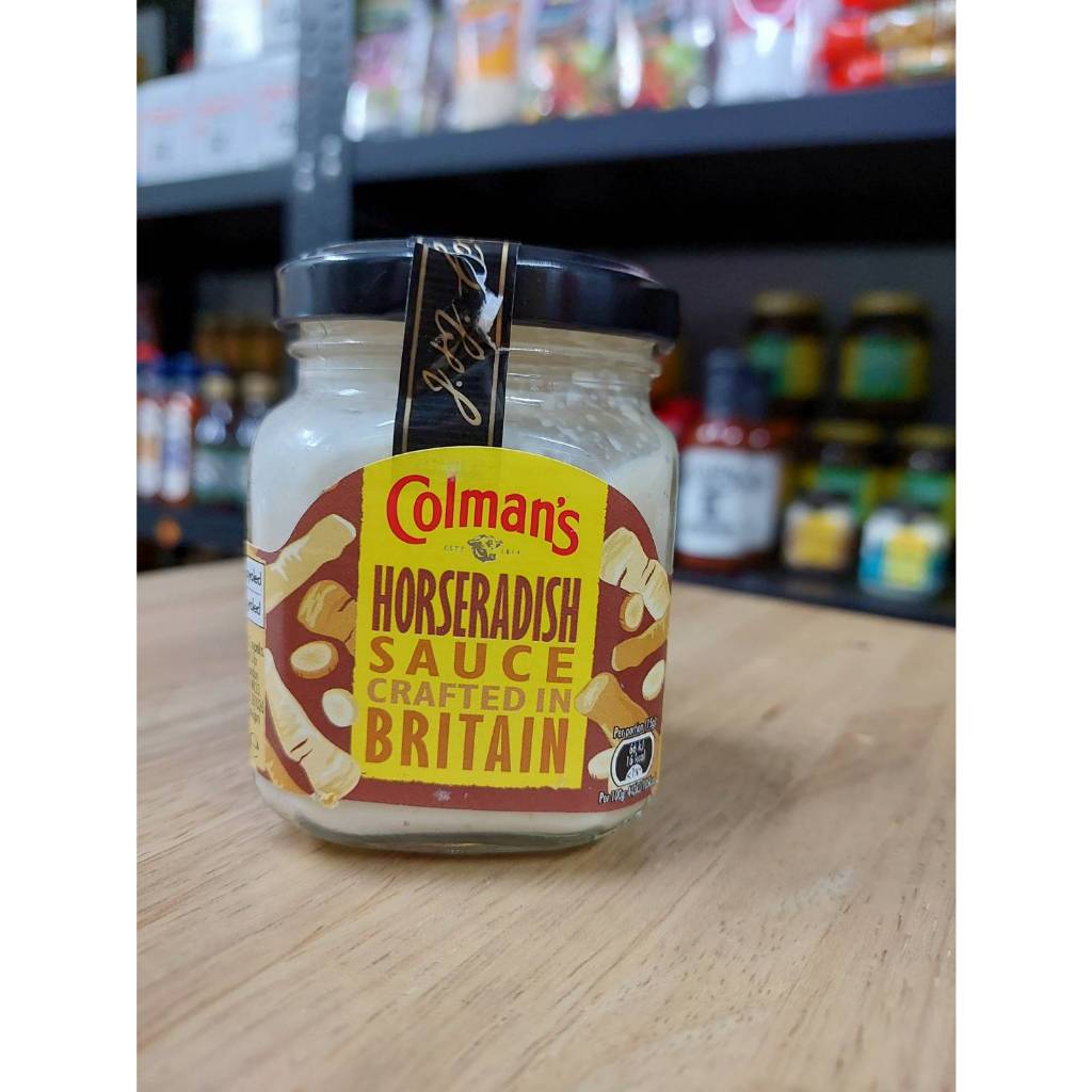 Colman’s Horseradish Sauce Crafted in Britain โคลเเมนส์ ฮอรส์เรดิชซอส จากประเทศอังกฤษ 136g