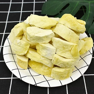 เกรด A ทุเรียนฟรีซดราย 50 กรัม ทุเรียนหมอนทองพรีเมี่ยม กรอบฟู ทุเรียนอบกรอบ หวานเจี๊ยบน้ำตาลไทย คุณติ๊กหวานเจี๊ยบ
