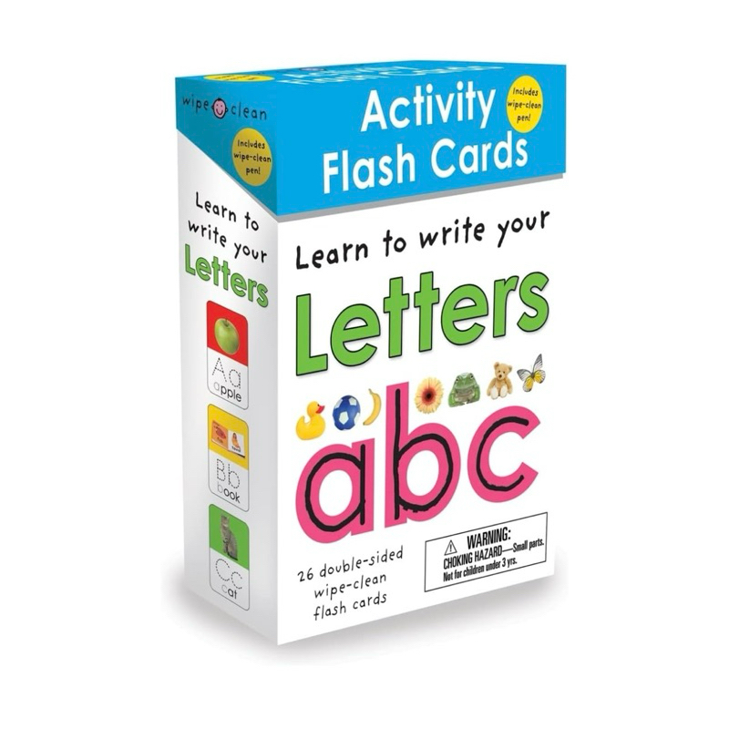 Learn to Write Your Letters: Flashcards (Wipe Clean Activity Cards)