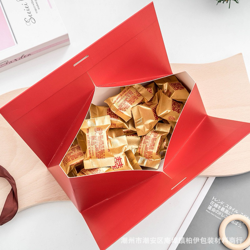 กล่องใส่ของขวัญ ของชำร่วย แพค 5 ใบ พร้อมส่งในไทย - รูปที่ 2