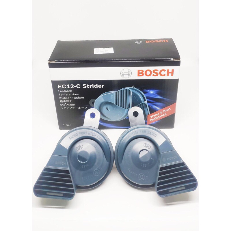 แท้‼️ 💯%] แตรหอยโข่ง BOSCH EC12-C กันน้ำ เสียงรถยุโรป 12V 110 เดซิเบล #BOSCH #EC12-C