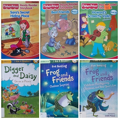 U27-11-3 Fisher Price, I am a reader หนังสือมือสอง ปกแข็ง
