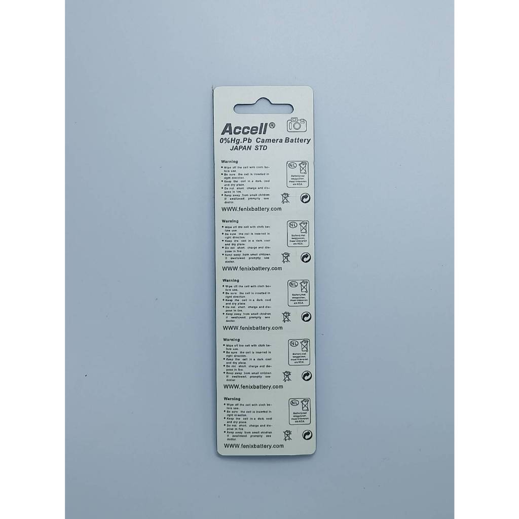 ถ่านกระดุม ขายยกแผง10ก้อน ถ่านนาฬิกา Accell Watch Battery ถ่านกลม นาฟิกา มีทุกรหัส