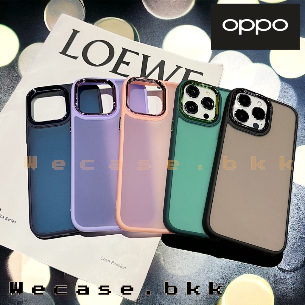 OPPO Case ออปโป้ หลังด้านกล้องเงา F7 F9 F11 F11pro Reno6 5G Reno7 Reno7Z Reno8 5G Reno7pro Reno8T