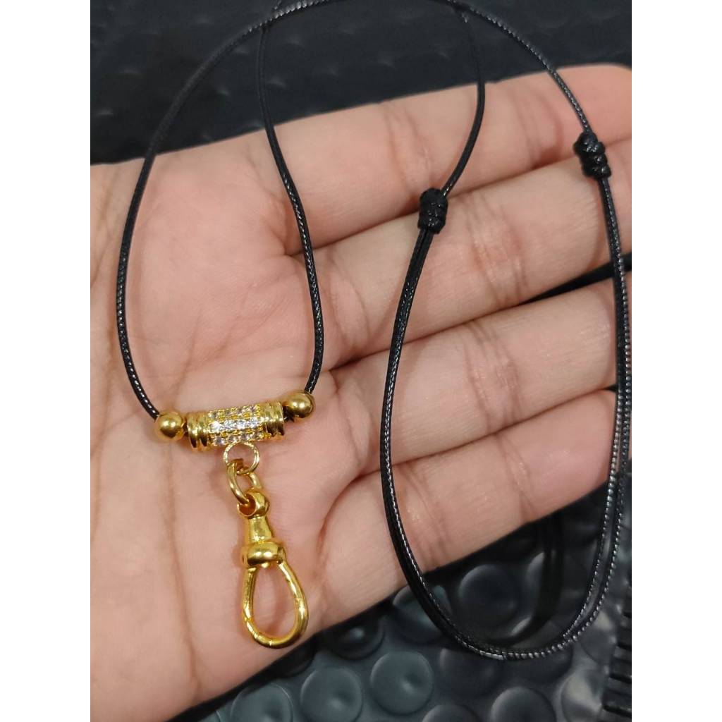 สร้อยพระฝังพลอย สายปรับ