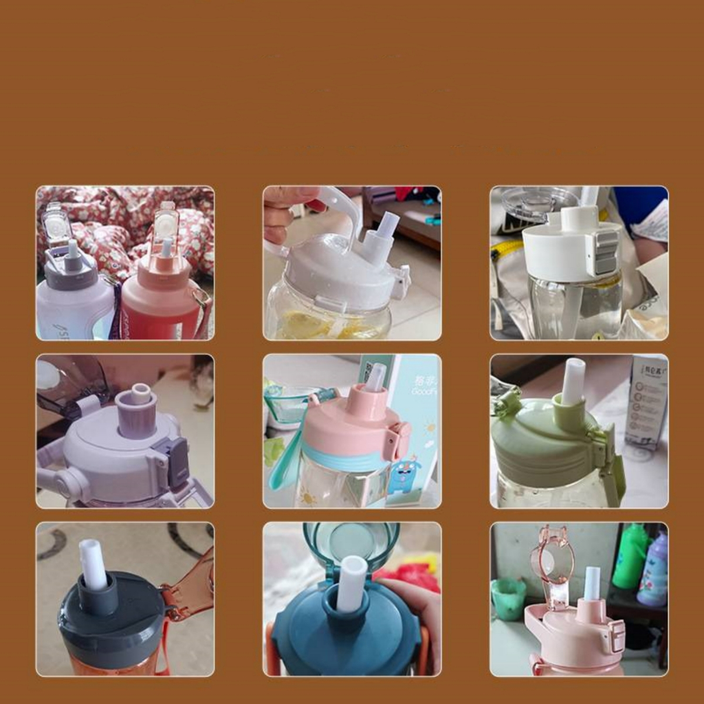 หลอดดูดน้ำพลาสติก หลอดใส่ขวดน้ำ หลอด หลอดใส ยาว 32 ซม หางงอได้ - รูปที่ 6