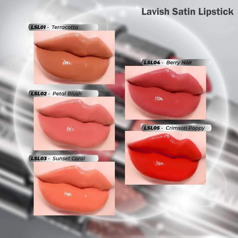 ลิปสติก In2It Lavish Satin Lipstick 4g.