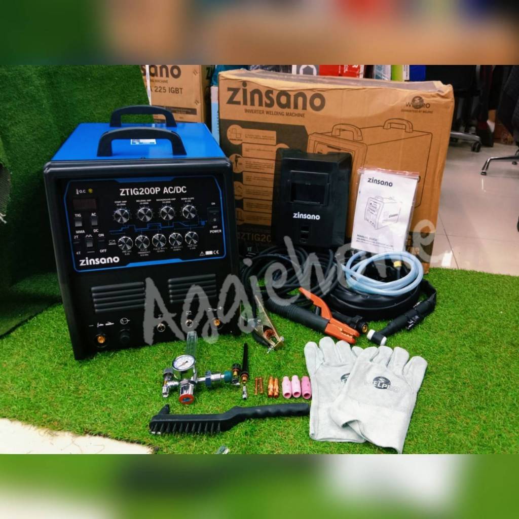 ZINSANO เครื่องเชื่อม รุ่น ZTIG200P AC/DC ( 3ระบบ ) TIG MMA สำหรับเชื่อม อลูมิเนียม สแตนเลส เหล็ก ตู
