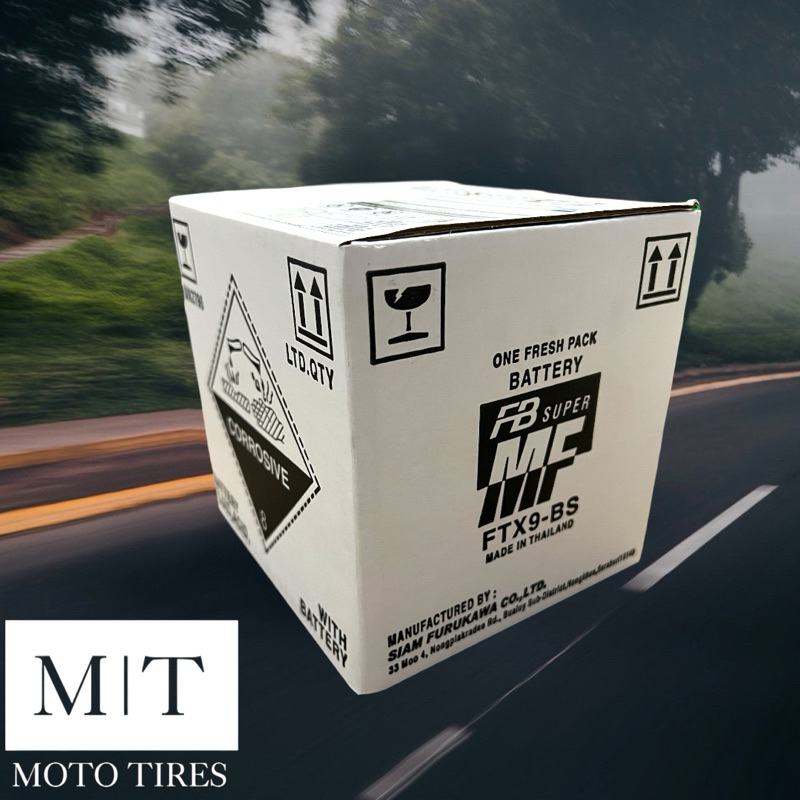 แบตเตอรี่ FB FTX9-BS(12V8.4AH) รุ่นแยกน้ำ ใช้กับรถจักรยานยนต์ Z300,Z800,Boss
