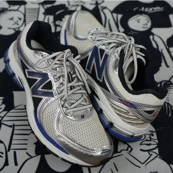New Balance NB860 XB Blue White ของแท้ 100 %
