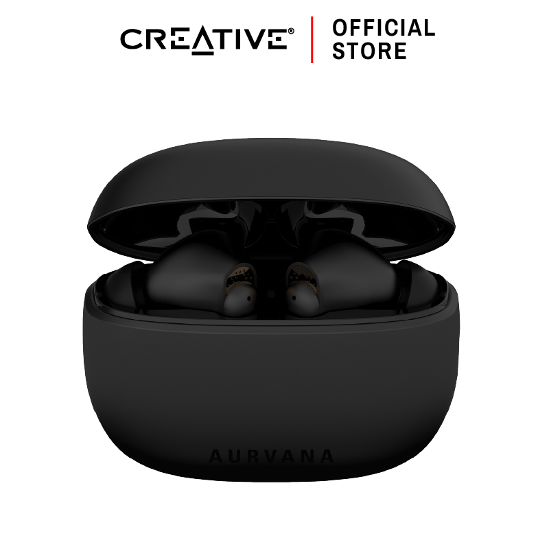 CREATIVE หูฟัง Aurvana Ace หูฟังอินเอียร์ True Wireless Bluetooth® LE Audio, aptX™ Adaptive, xMEMS