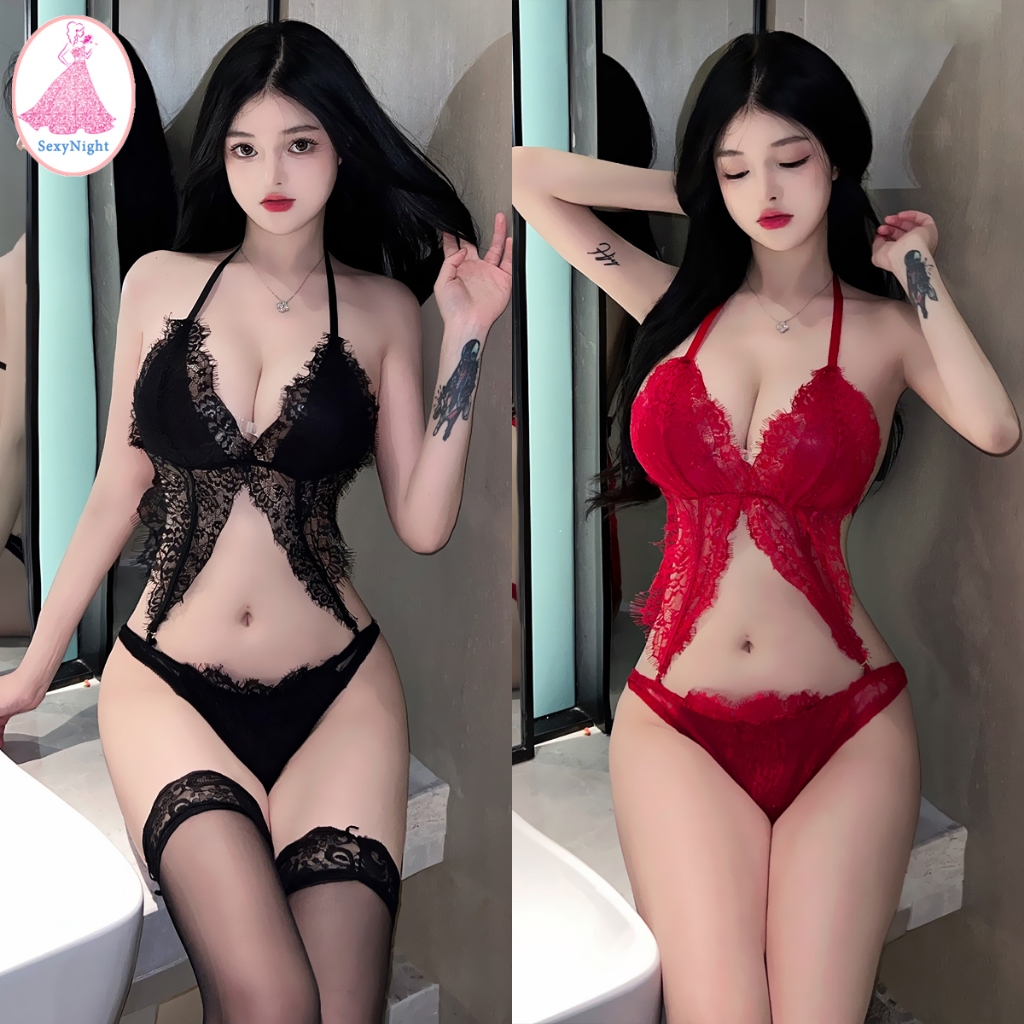 SexyNight 💞💞ชุดชั้นในซีทรู ลูกไม้ฉลุ ชุดเซ็กซี่ ราคาถูก พร้อมส่งจากไทย（H1336)