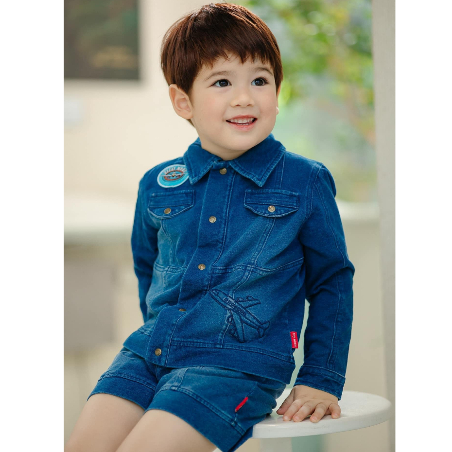 TW Baby ชุดยีนส์เด็กผู้ชาย Denim Jacket & Shorts