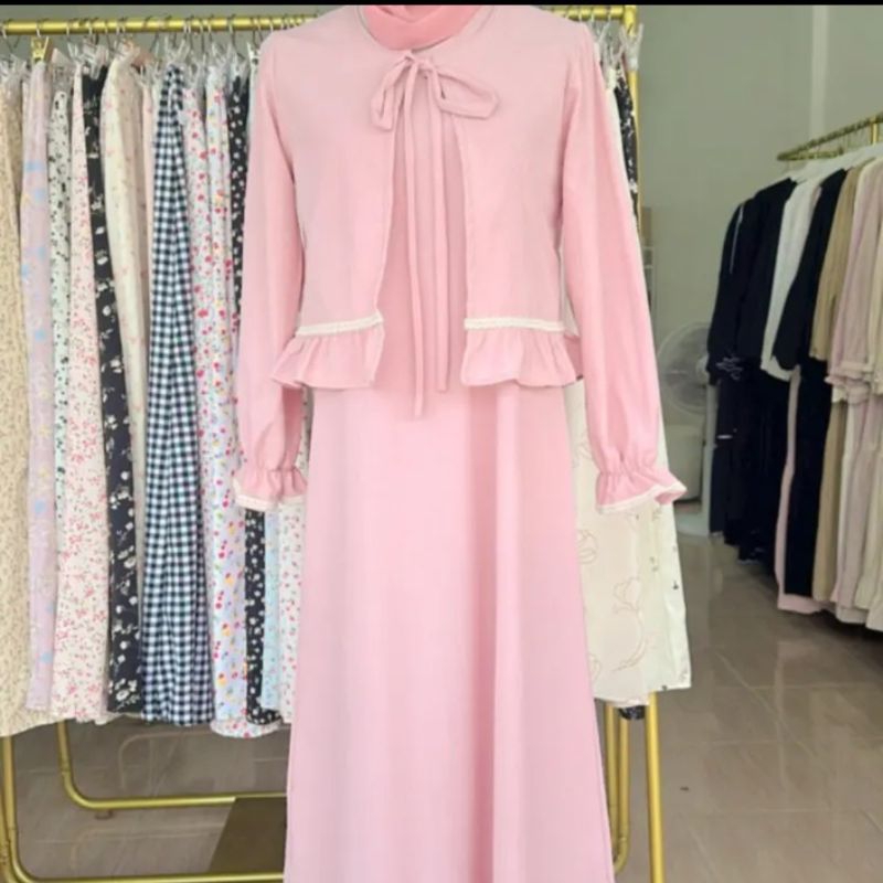 Janis dress งานผ้าคัช