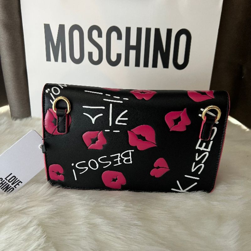 Love Moschino Flying Kisses Shoulder Bag