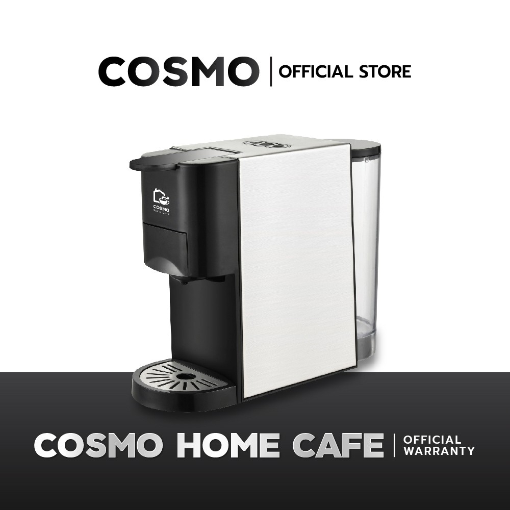 เครื่องชงกาแฟแคปซูล COSMO HOME CAFE รองรับกาแฟแคปซูลแบบ 4in1