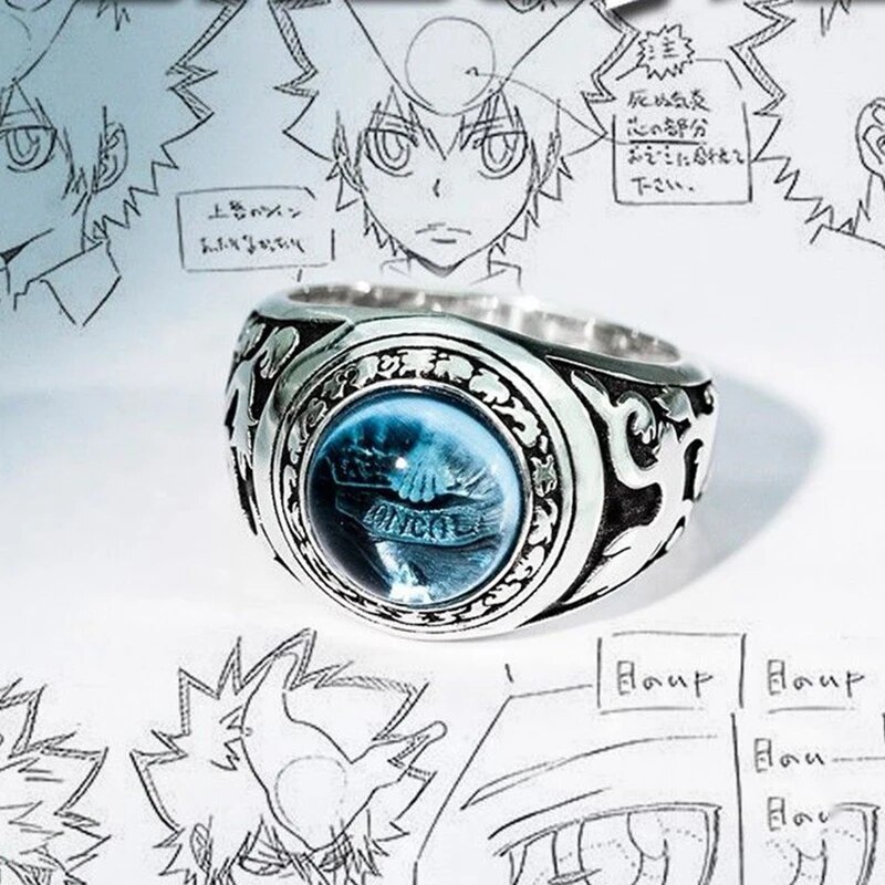 💥 ส่งใน 24 ชม. แหวนวองโกเล่ ( Vongola Ring ) แหวนแห่งนภา ซาวาดะ สึนะโยชิ จาก รีบอร์น Reborn