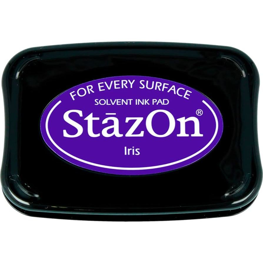 หมึกกันน้ำ  STAZON ใหญ่ (ปั๊มผ้า โลหะ พลาสติก ถุงแก้ว ไม้ หนัง กระดาษ)